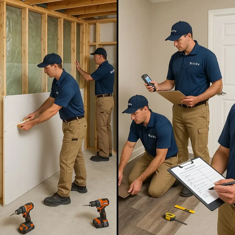 Repairs and Reconstruction process in Pembina County, ND